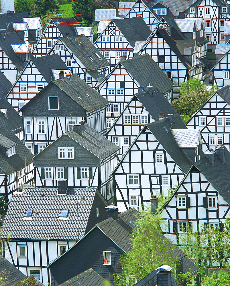 Timbered houses in Freudenburg, Westfalen, Germany, Europe