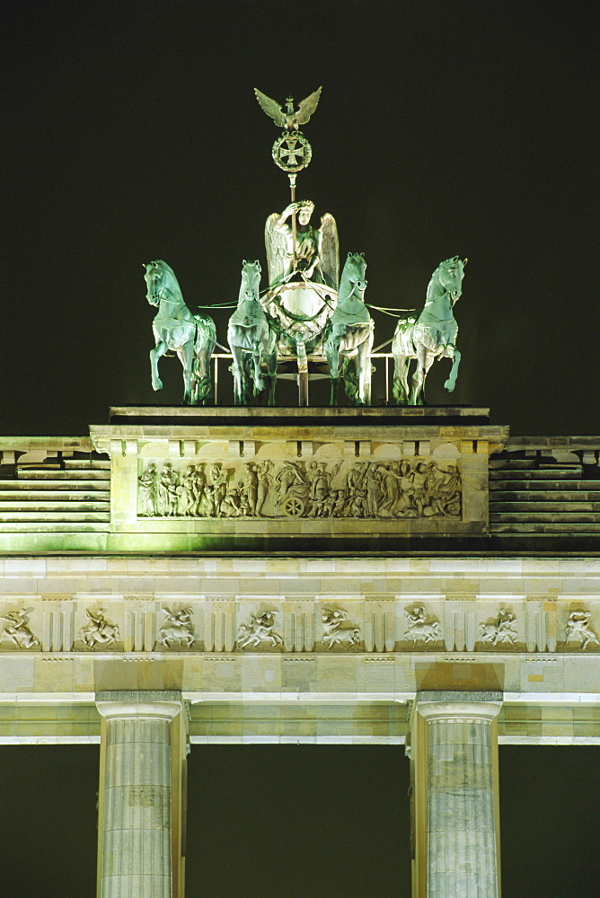 The Quadriga, Brandenburg Gate, Berlin, Germany, Europe