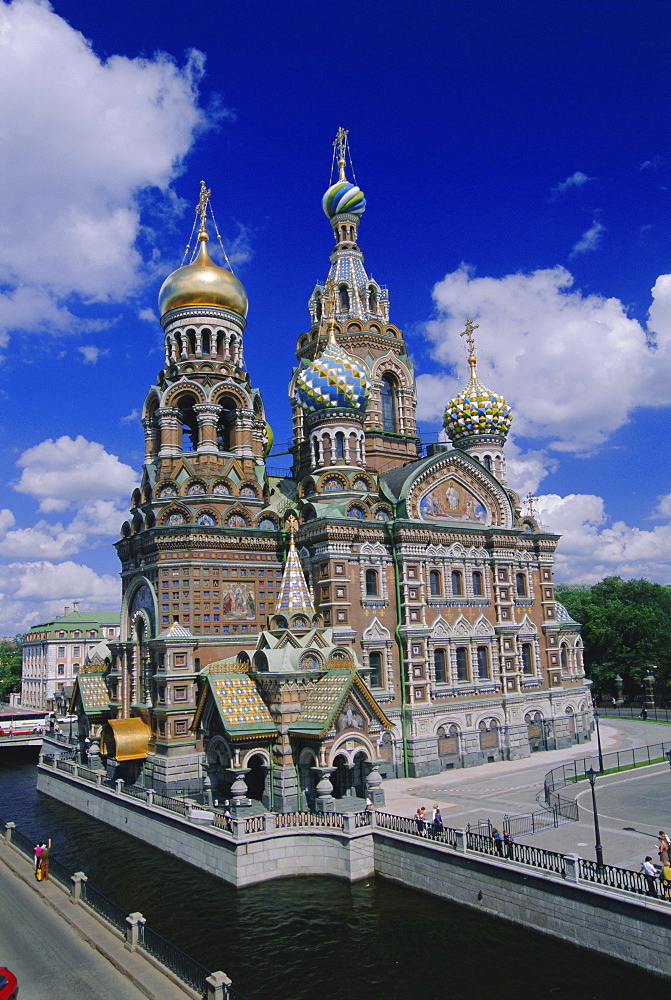 Church of the Resurrection (Church on Spilled Blood), St. Petersburg, Russia, Europe