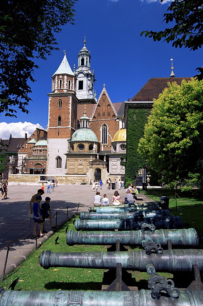 Wawel cathedral and castle, Krakow, Makopolska, Poland, Europe