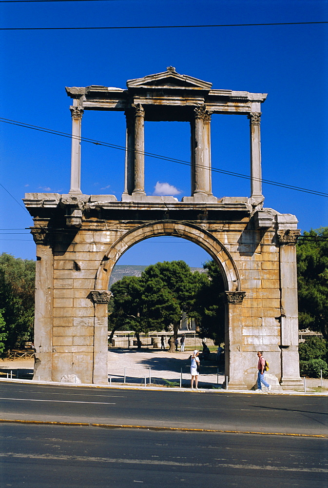 Hadrian's Arch, Athens, Greece, Europe