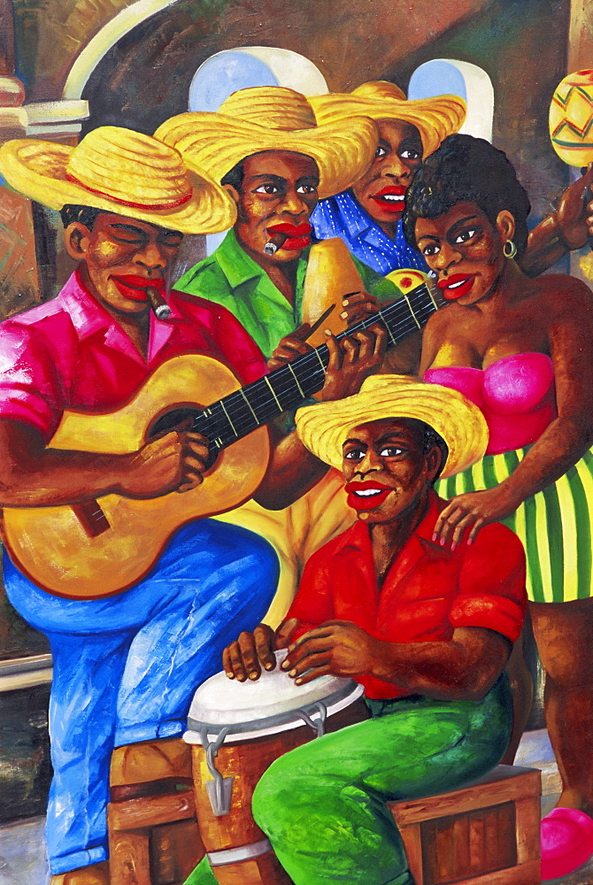 Cuban paintings, Havana, Cuba, West Indies, Central America