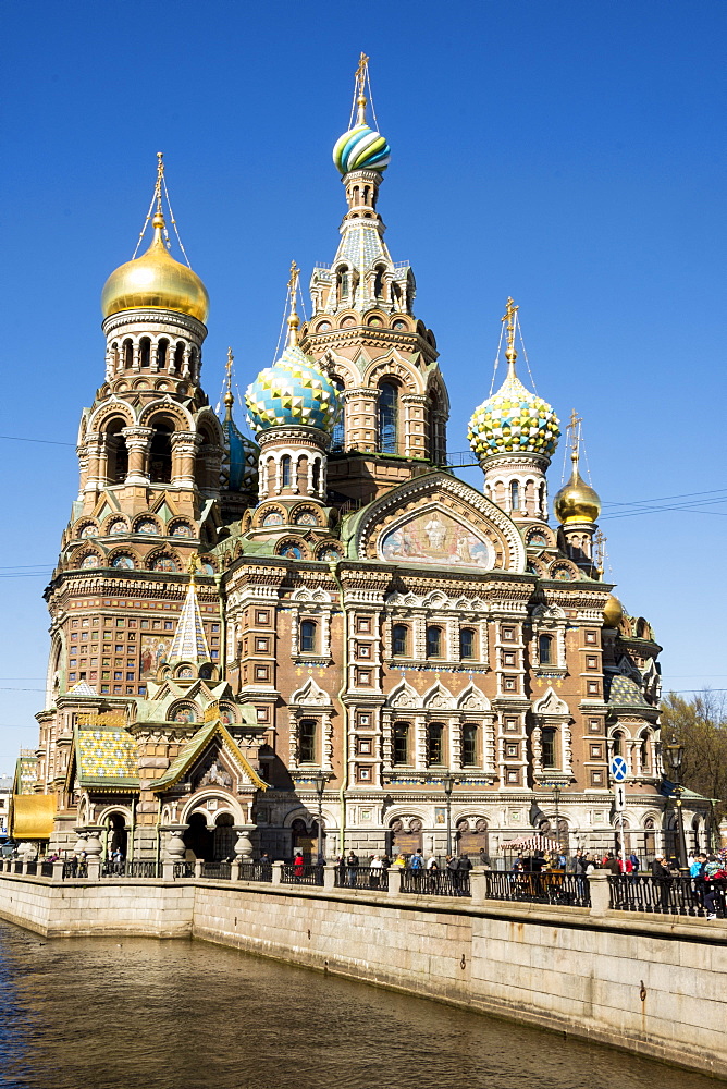 Church of our Saviour on Spilled Blood (Church of the Resurrection of Christ), UNESCO World Heritage Site, St. Petersburg, Russia, Europe