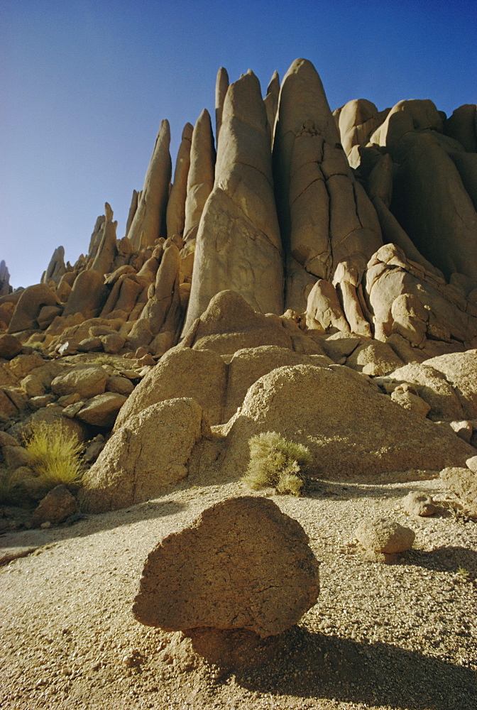 Rock formations, Hoggar mountains, Algeria, North Africa, Africa