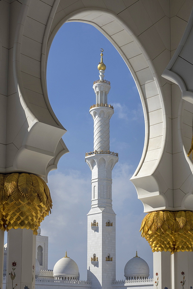 Sheikh Zayed Grand Mosque, Abu Dhabi, United Arab Emirates, Middle East