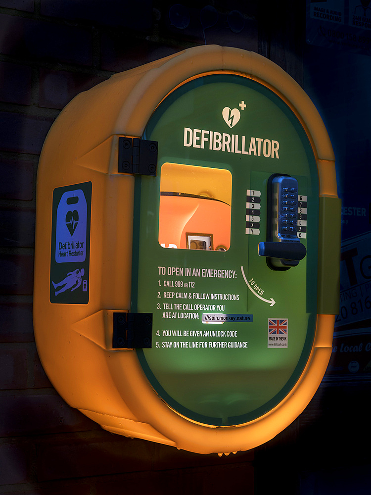 Defibrillator, England, United Kingdom, Europe