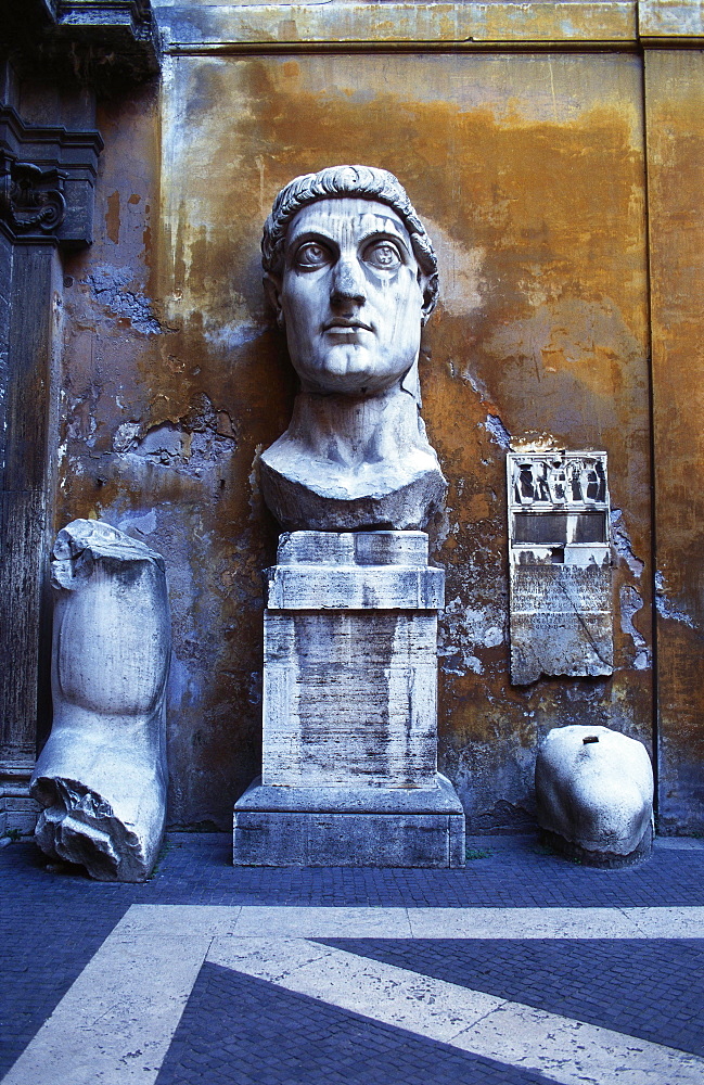 Incomplete Statue, Palace of the Conservatori, Rome, Italy