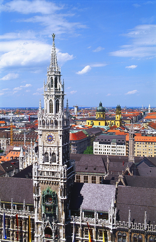 City Hall, Marienplatz, Bavaria, Germany, Europe