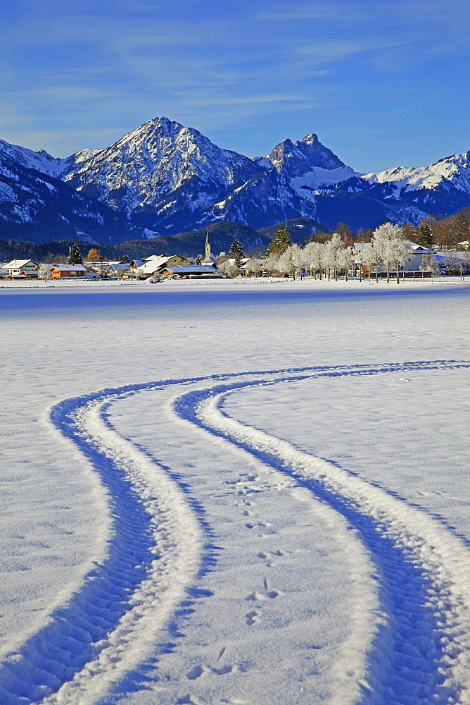 Schwangau and Tannheimer Alps, Allgau, Bavaria, Germany, Europe