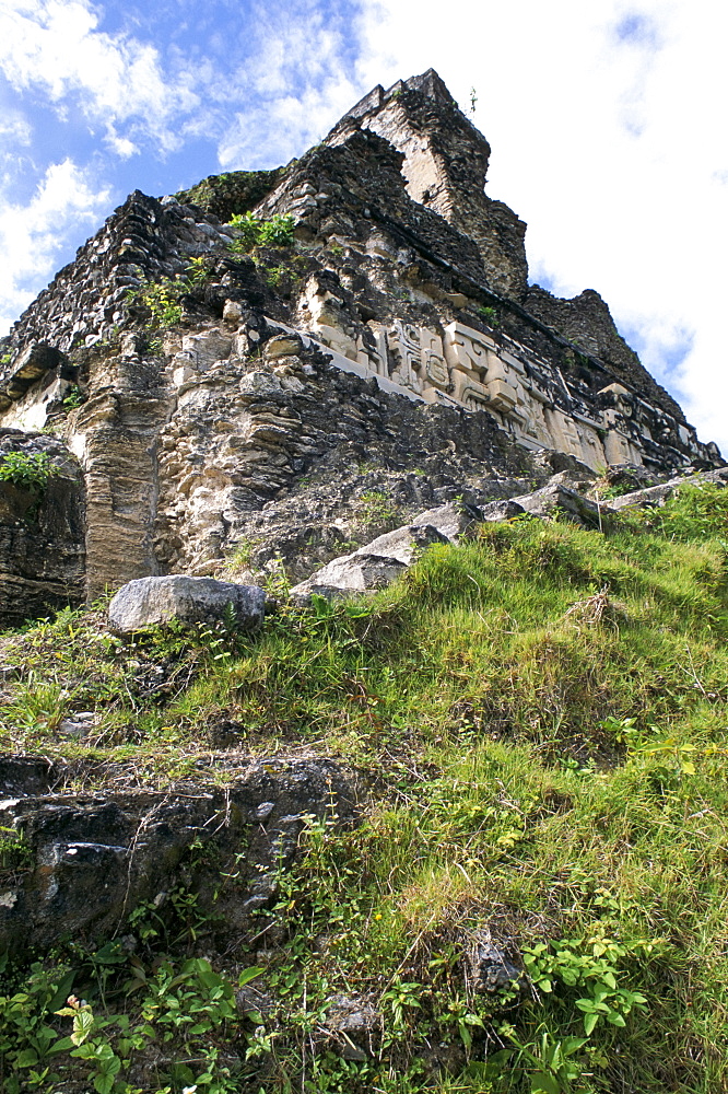 Eastern facade, Xunantunich, Belize, Central America