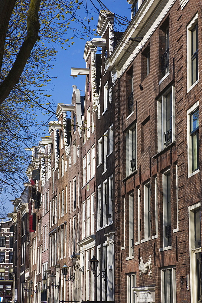 Gabled houses, Amsterdam, Netherlands, Europe