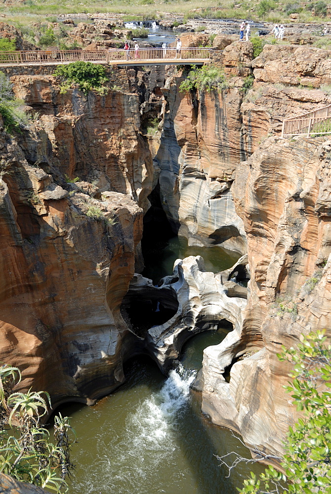 Bourke's Luck potholes, Drakensberg Mountains, South Africa, Africa