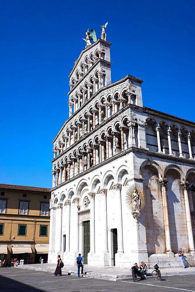 San Michele Church, Lucca, Tuscany, Italy, Europe