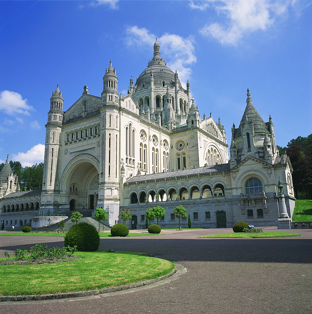 The Basilica at Lisieux in the Calvados region of Basse Normandie, France, Europe