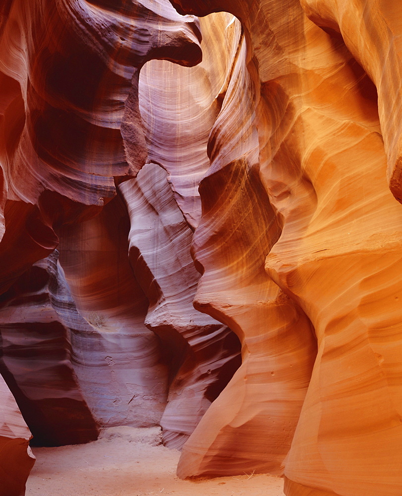 Patterns in eroded rocks, Upper Antelope Canyon (Slot Canyon), Page, Arizona, USA