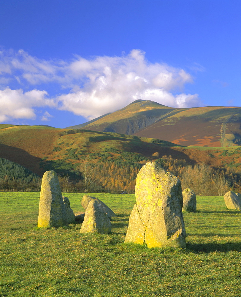 Castlerigg Stone Circle (The Druid's Circle), Lake District National Park, Cumbria, England, UK, Europe