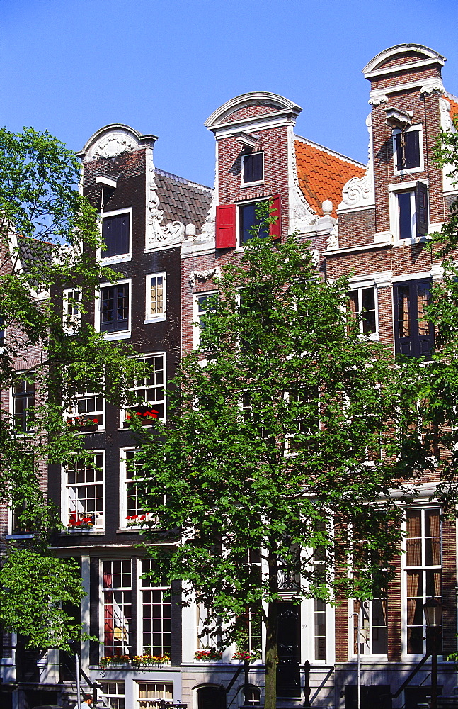 Townhouses in Keizersgracht, Amsterdam, Netherlands