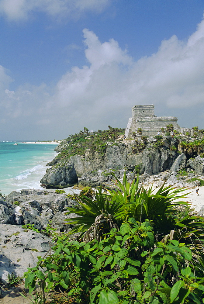 Mayan archaeological site, Tulum, Yucatan, Mexico, Central America