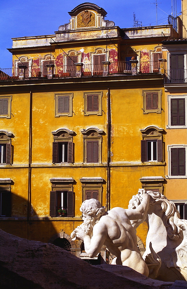 Trevi Fountain Detail, Rome, Italy