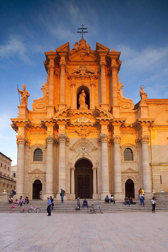 Piazza Duomo, Ortiga, Siracusa, Sicily, Italy, Europe