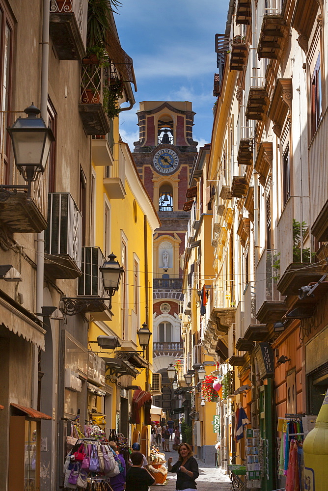 Back street, Sorrento, Campania, Italy, Mediterranean, Europe