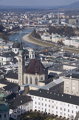 View from the Hohensalzburg Fortress, Salzburg, Austria, Europe