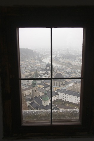 View from the Hohensalzburg Fortress, Salzburg, Austria