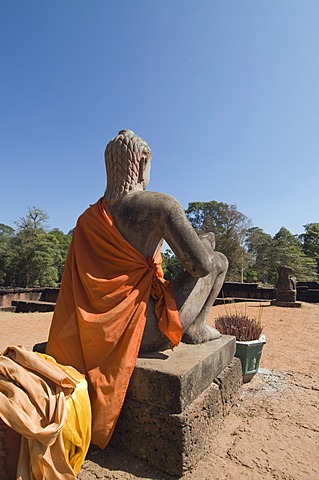 Leper King Terrace, Angkor Thom, Angkor, UNESCO World Heritage Site, Siem Reap, Cambodia, Indochina, Southeast Asia, Asia