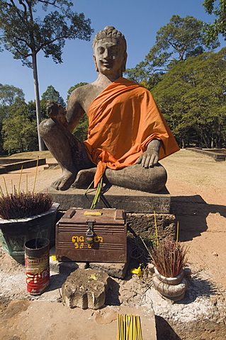 Leper King Terrace, Angkor Thom, Angkor, UNESCO World Heritage Site, Siem Reap, Cambodia, Indochina, Southeast Asia, Asia