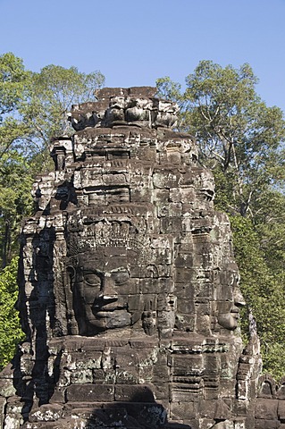 Bayon Temple, late 12th Century, Buddhist, Angkor Thom, Siem Reap, Cambodia