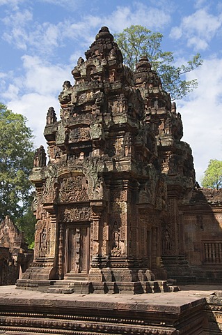 Banteay Srei Hindu temple, nr Angkor, Siem Reap, Cambodia