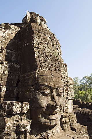 Bayon Temple, late 12th Century, Buddhist, Angkor Thom, Siem Reap, Cambodia