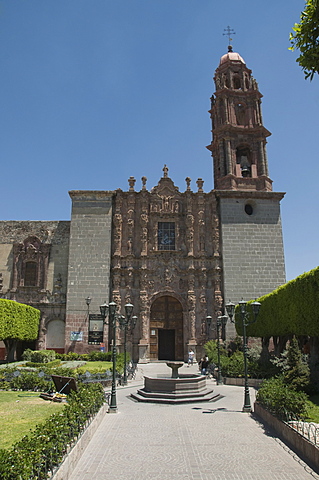 Templo de San Francisco, a church in San Miguel de Allende (San Miguel), Guanajuato State, Mexico, North America