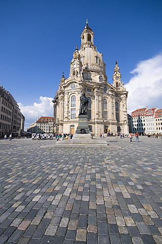 Frauenkirche (Church of Our Lady), Dresden, Saxony, Germany, Europe