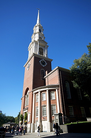 Park Street Church, Boston, Massachusetts, New England, United States of America, North America