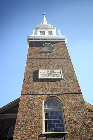 Old North Church, Boston, Massachusetts, New England, United States of America, North America