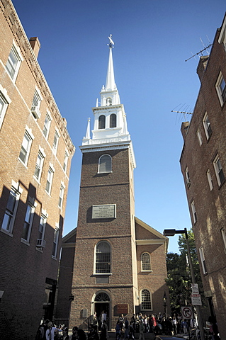 Old North Church, Boston, Massachusetts, New England, United States of America, North America