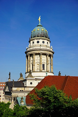 French Cathedral (Franzsischer Dom), Gendarmenmarkt, Berlin, Germany, Europe