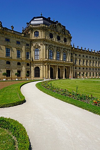 The Residence Palace, UNESCO World Heritage Site, Wurzburg, Bavaria, Germany, Europe