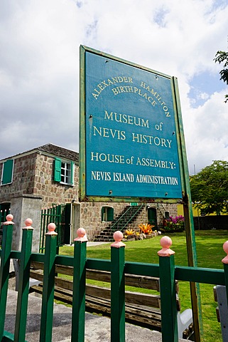 Museum of Nevis History, Charlestown, Nevis, St. Kitts and Nevis, Leeward Islands, West Indies, Caribbean, Central America 