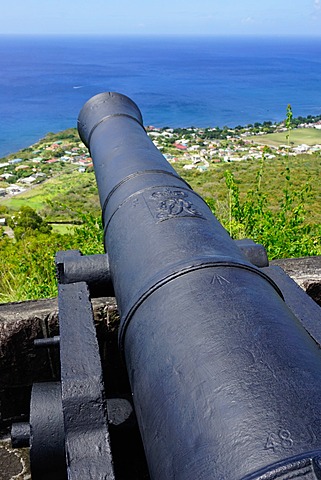 Brimstone Hill Fortress, UNESCO World Heritage Site, St. Kitts, St. Kitts and Nevis, Leeward Islands, West Indies, Caribbean, Central America 