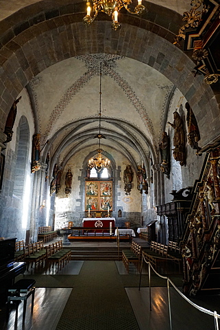 St. Mary's Church, Bryggen District, Bergen, Hordaland, Norway, Scandinavia, Europe