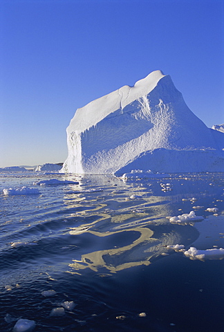 Icebergs from the icefjord, Ilulissat, Disko Bay, Greenland, Polar Regions