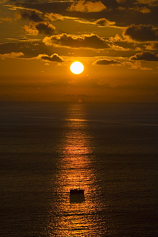 sunset in the Manuel Antonio Area, Pacific Coast, Costa Rica