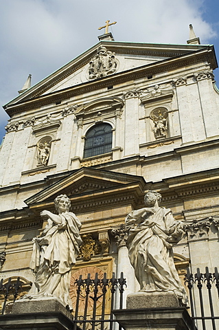 Saint Peter and Saint Paul's Church, famous for its statues of the Apostles, Grodzka Street, Krakow (Cracow), UNESCO World Hertitage Site, Poland, Europe