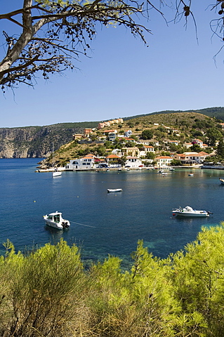 Assos, Kefalonia (Cephalonia), Ionian Islands, Greece, Europe