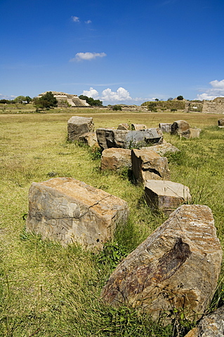 The ancient Zapotec city of Monte Alban, near Oaxaca City, Oaxaca, Mexico, North America