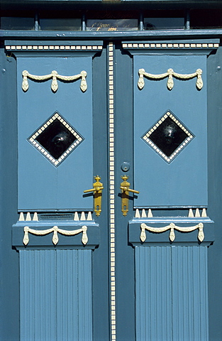 Door, Aeroskobing, Aero, Denmark, Scandinavia, Europe