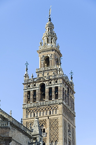 La Giralda, Santa Cruz district, Seville, Andalusia (Andalucia), Spain, Europe