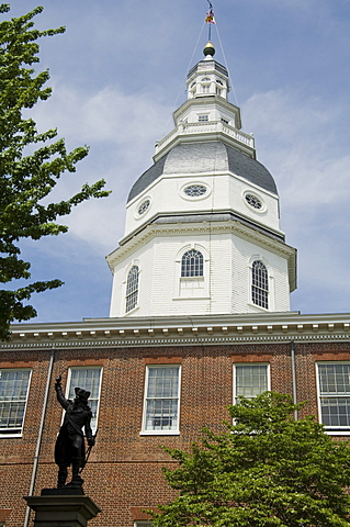 State Capitol building, Annapolis, Maryland, United States of America, North America